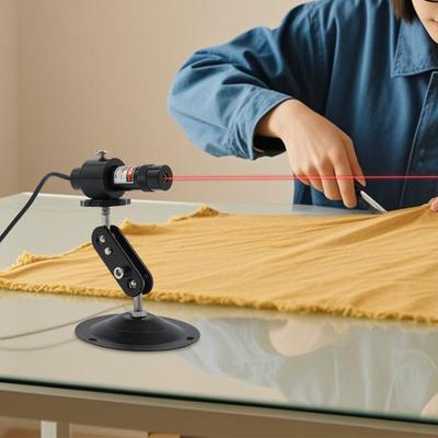 Red Line Laser Locator, 100mw 650nm Adjustable Laser Level for Woodworking, Tailoring, Machine Cutting & Positioning