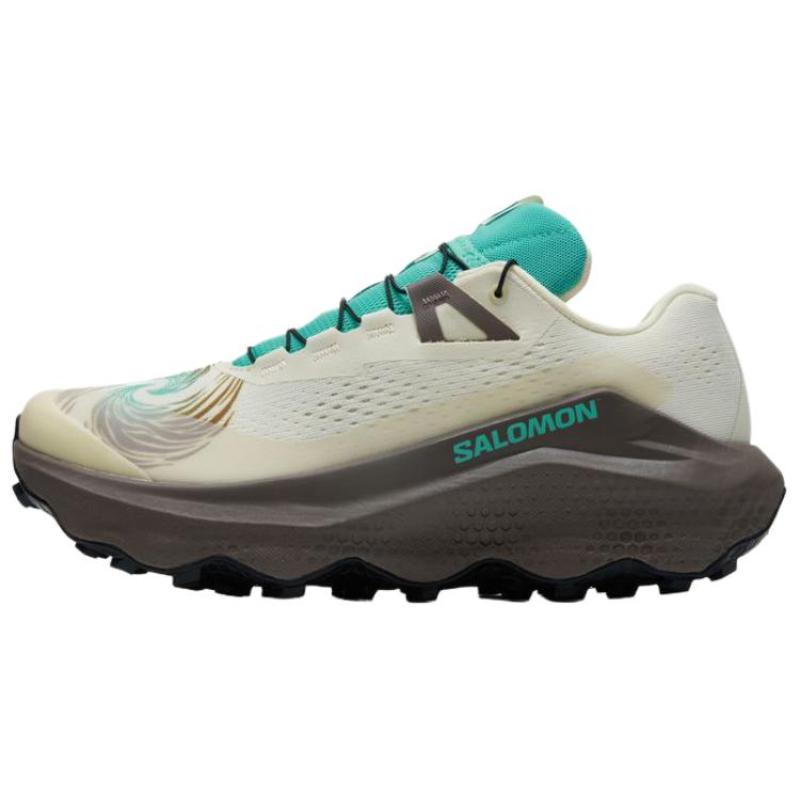 SALOMON Ultra Glide 3 Cushioning, Breathable, Lightweight Low top Running Shoes Women's Beige Brown Sneakers 479695