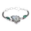 Druzy Agate Quartz Gemstone Handmade Bracelet Jewelry BR 188