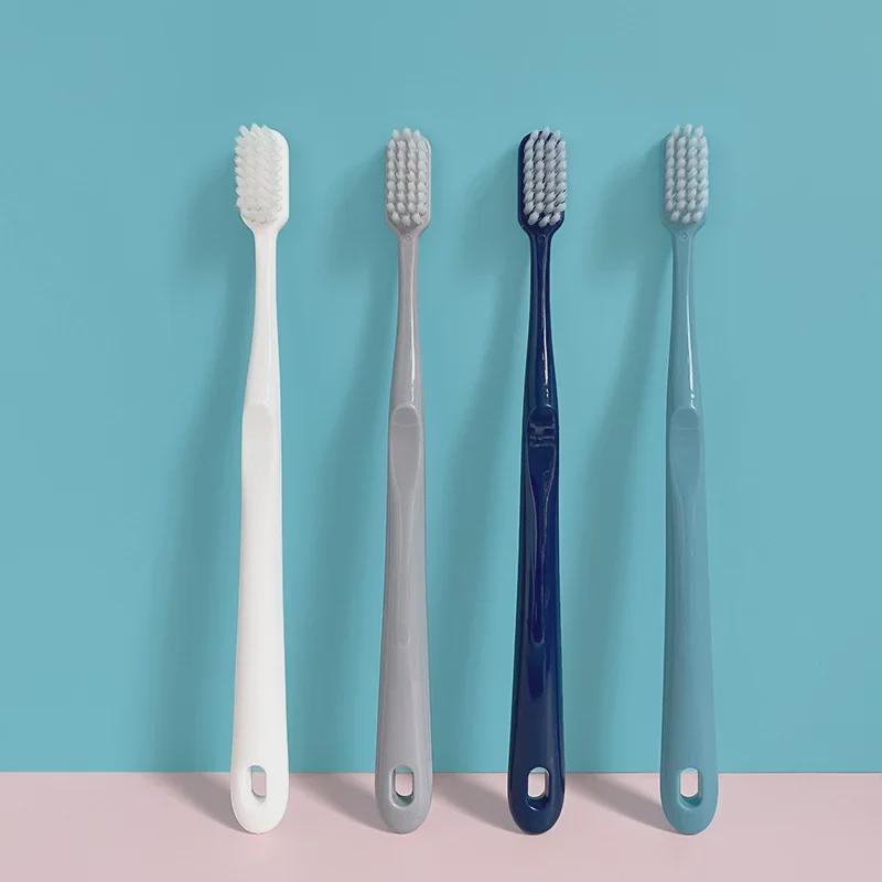 Brosse à dents japonaise à poils souples pour adultes, petite tête, pack famille et couple, lot de 4 pièces, haute qualité