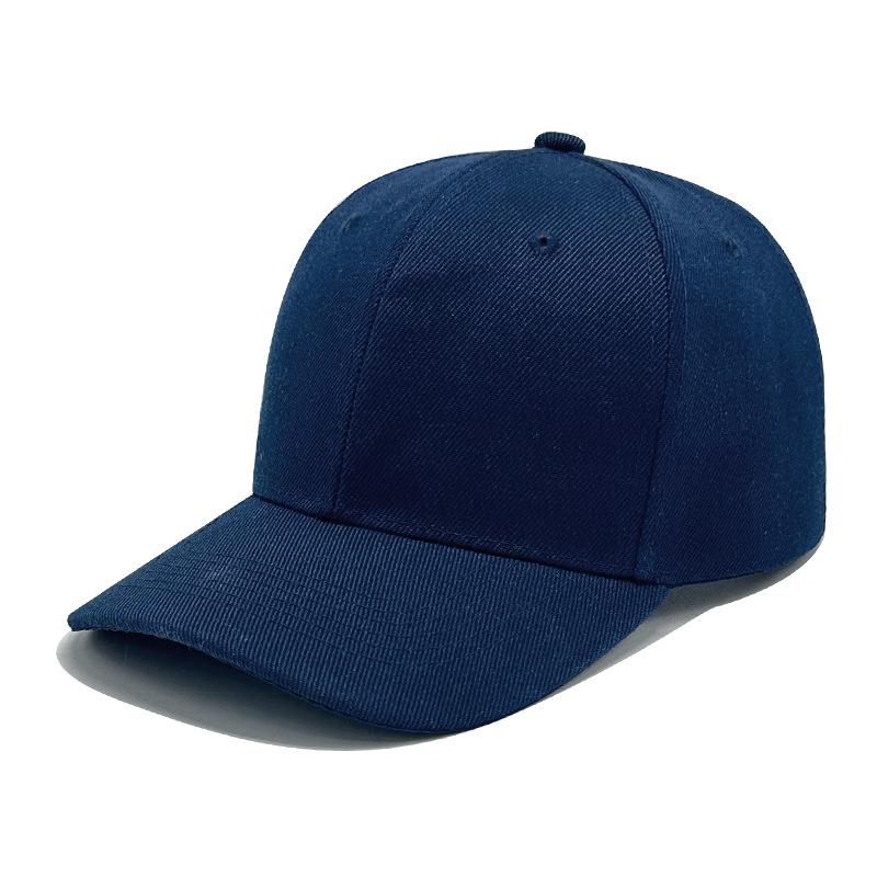 Six-piece Hair Green Solid Color Baseball Cap for Men and Women Baseball Caps Sun Protection