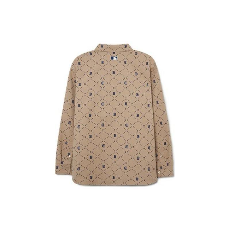 New MLB Boston Red Sox Shirt Unisex Brown 3AWSM0231-43SAL