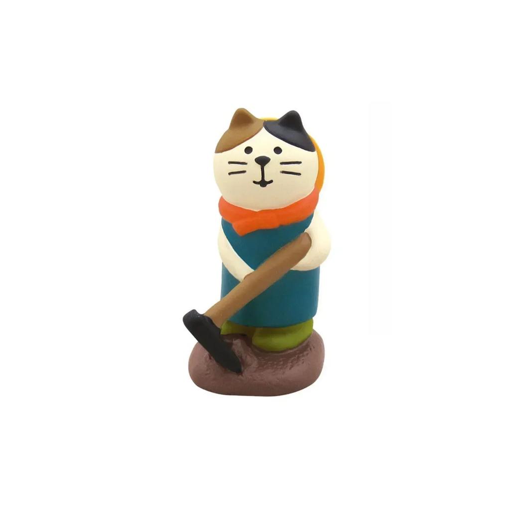Spring Garden Farm Series Zakka Figurine Decoration Japanese Photo Props Miniature Resin Gift INS Cat Collection Small Ornaments