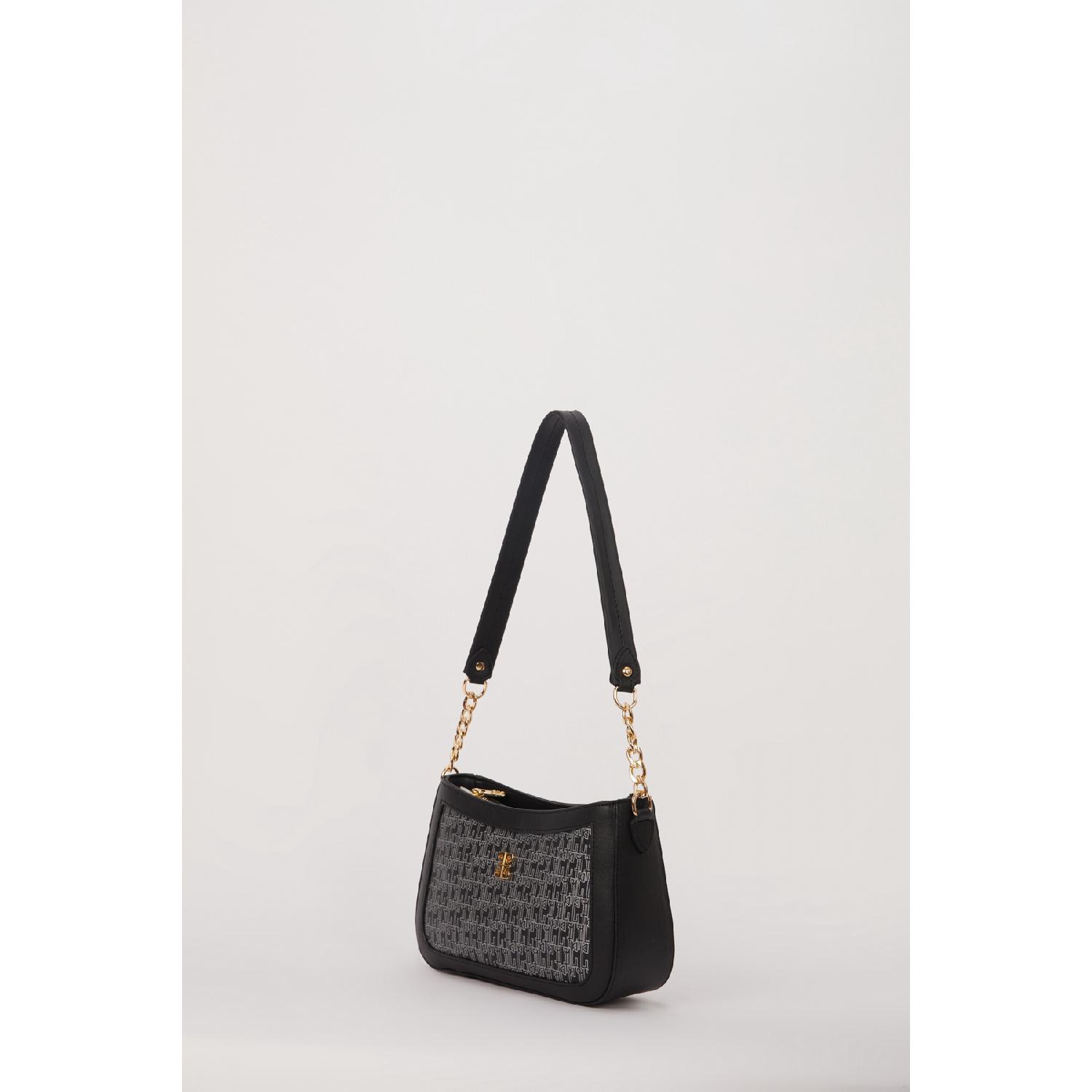 

Черная женская сумка через плечо 05po24y1794