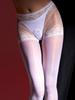 Sexy Lace 2 In 1 Oil Shiny Stockings Sheer See Through Hollow Out Crotchless Shaping Pantyhose Open Crotch Sexy Tights 8D 912PIN