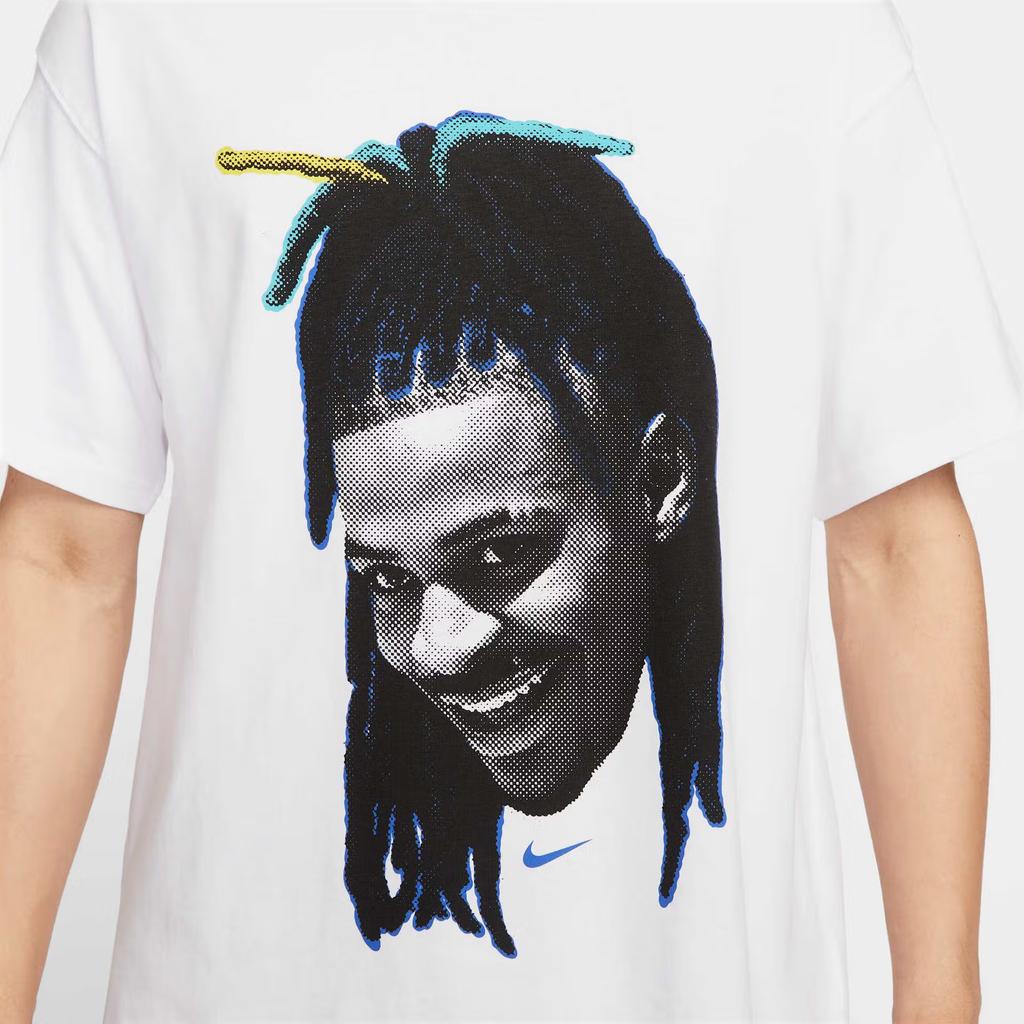 Nike Swoosh Ja Head Loose Ja Morant Fashion Comfortable Soft Skin-Friendly Short Sleeve T-Shirt Men Tops HJ3429-100