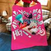Anime B-BNA Throw Flannel Cozy Print Blanket, Portable, Durable Machine Washable Cute Cool