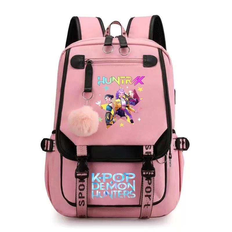 Witch Hunters Printed School Bag College Wind Large Capacity Junior High School Student Backpack