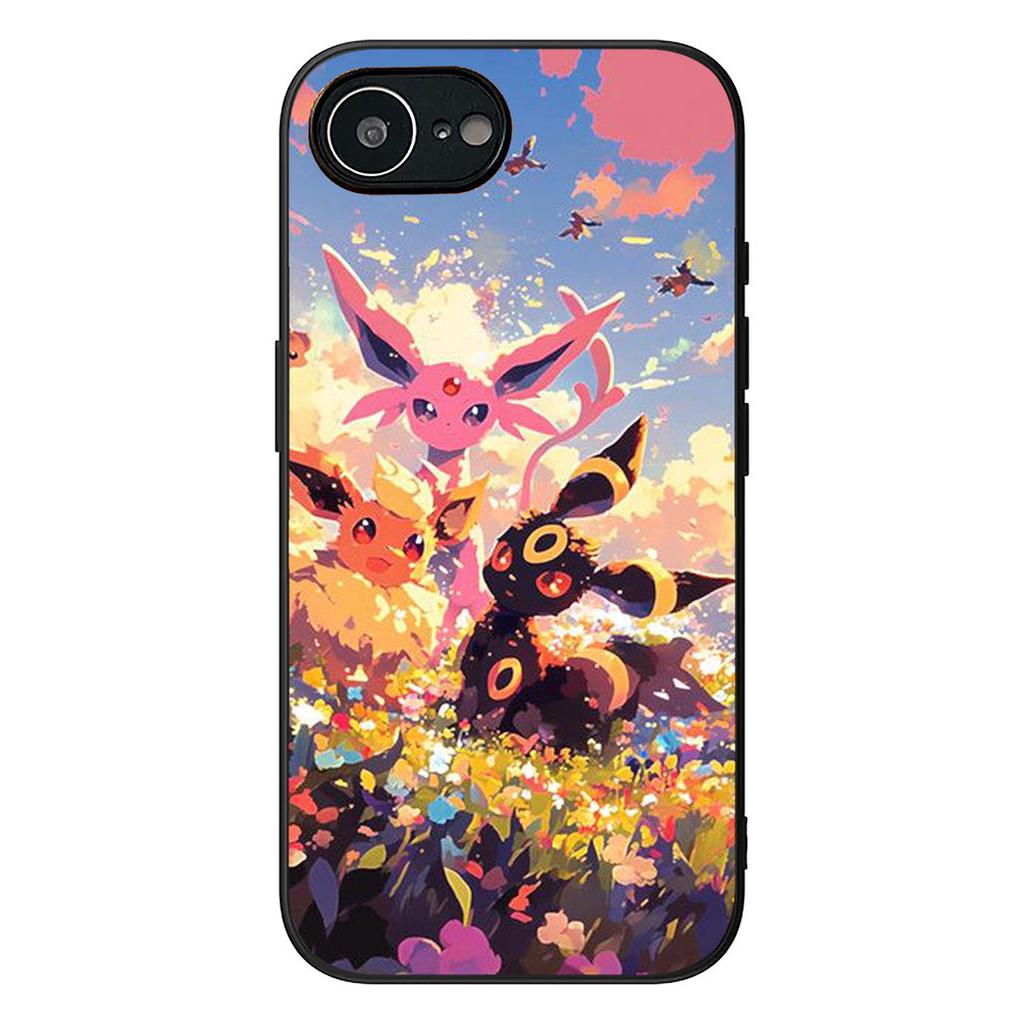 Umbreon P-Pikachus Espeon P-Pokemons Phone Case for Apple iPhone 12 13 Mini XS 11 Pro Max 7 8 Plus + XR 8+ X SE 2020 SE3 Cover