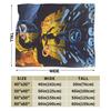 Scorpion VS Sub Zero Blanket Fleece Mortal Kombat MK11 Breathable Blankets for Sofa Outdoor Plush Thin Quilt