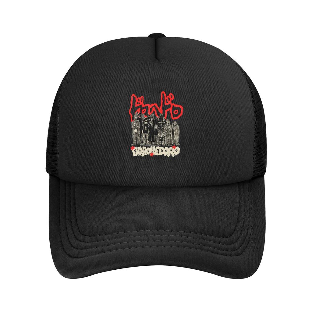 Adult Gyoza Hungry Bug Dorohedoro Trucker Hats Sport Mesh Baseball Caps Polyester  Hat Adjustable Golf Hats Summer
