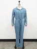 Women's Slim Fit Fashion Bandage Jeans Jumpsuit