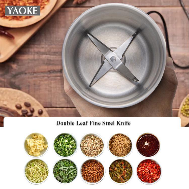 

Двойная шлифовальная машина: Мясо, чеснок, пищевая добавка и соковыжималка single cup cross knife; M200B British Standard чёрный