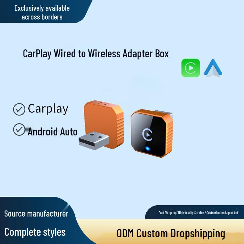 2-in-1 Android Auto & Wireless CarPlay Upgrade Box Others чёрный