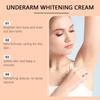 Underarm Whitening Cream Armpit Legs Knee Elbow Cream Remove Dark Spots Melanin Brighten Skin Care Moisturizing Skin Cream 50g