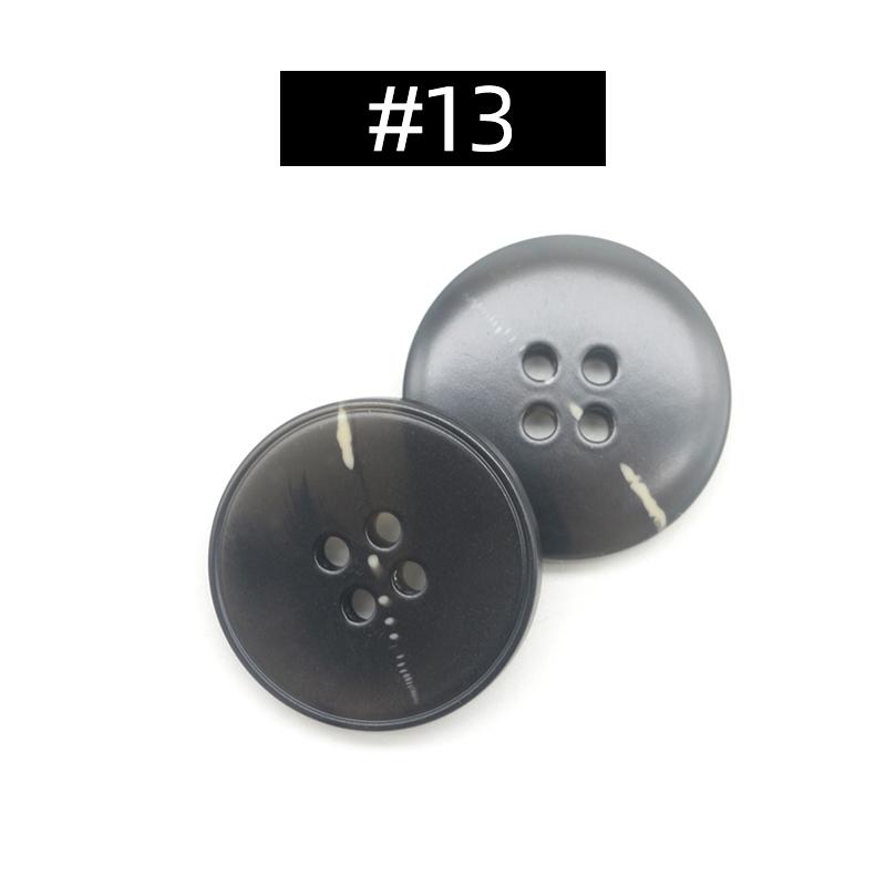 20Pcs Resin 4 Holes Buttons Sewing Accessories Size Complete For Clothing Decorative Plastic Buttons Handmade Diy