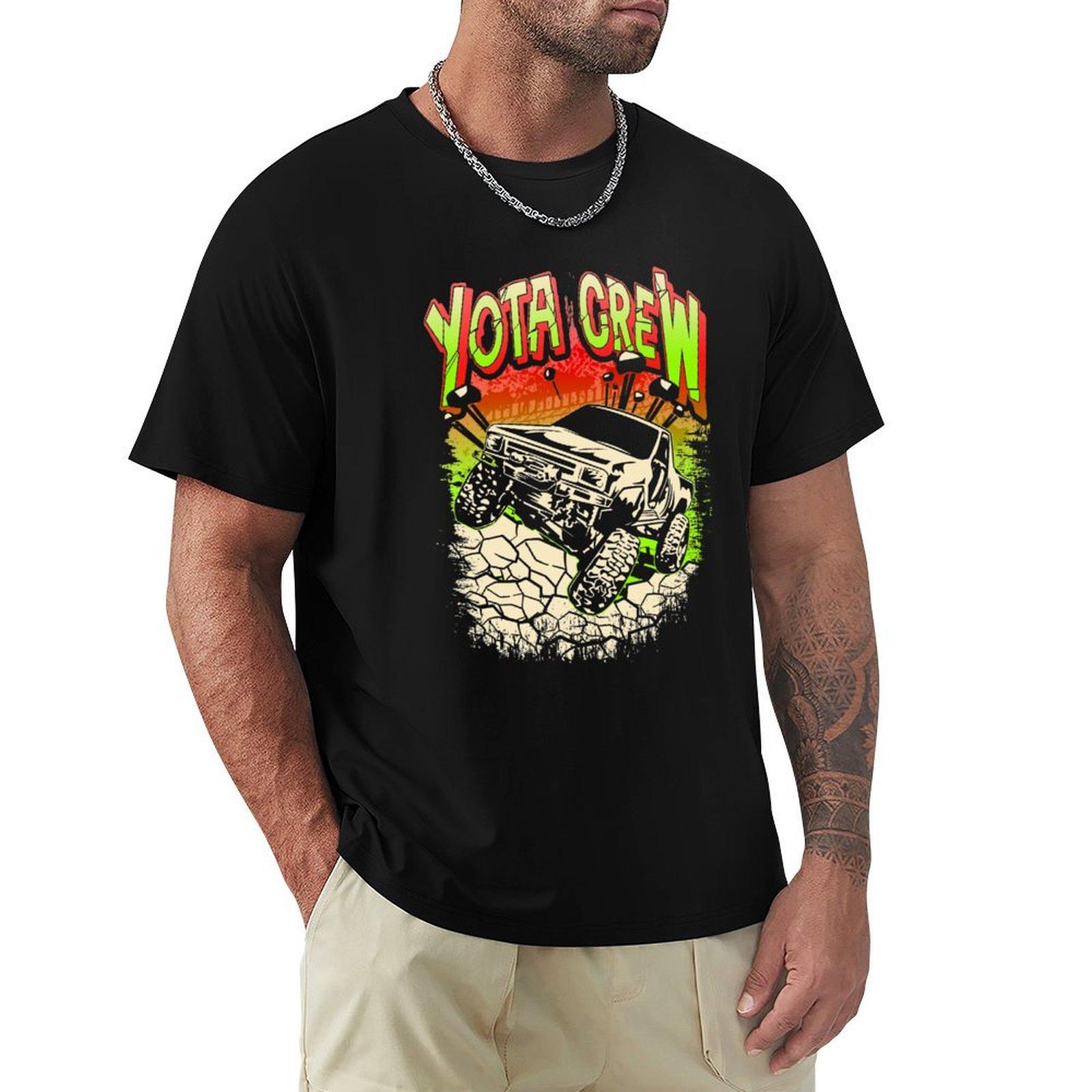 Футболка Yota Crew Crawler Футболка Аниме Футболка Аниме Фигурки Винтажные Футболки Графическая Футболка Винтажные Футболки для Мужчин S разноцветный