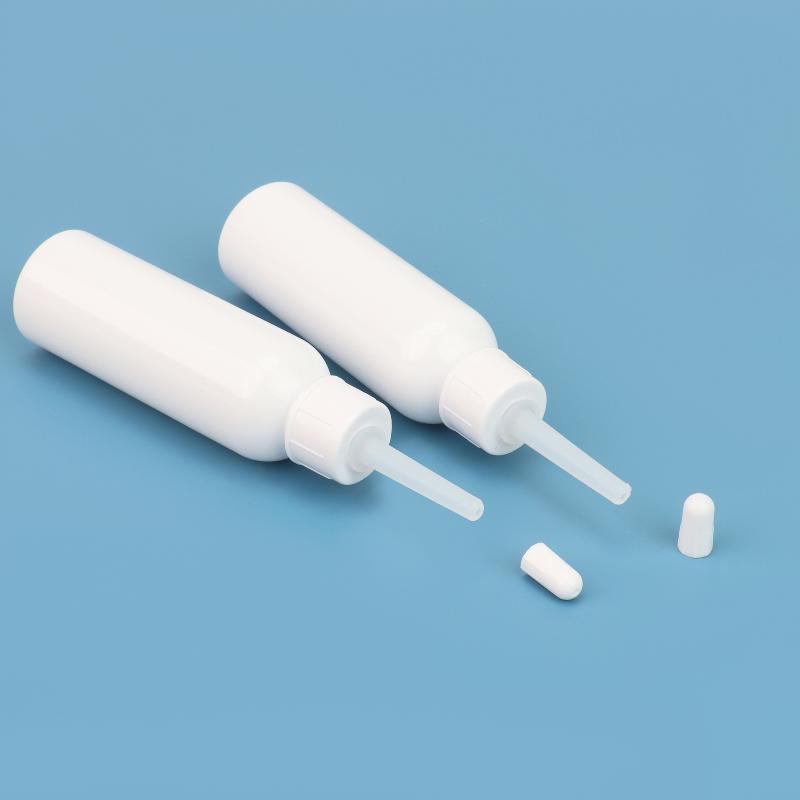 30ml-120ml Empty Leakproof Squeeze Tip Bottle Portable PET Pet Ear Liquid Dispensing Bottle for Travel Use