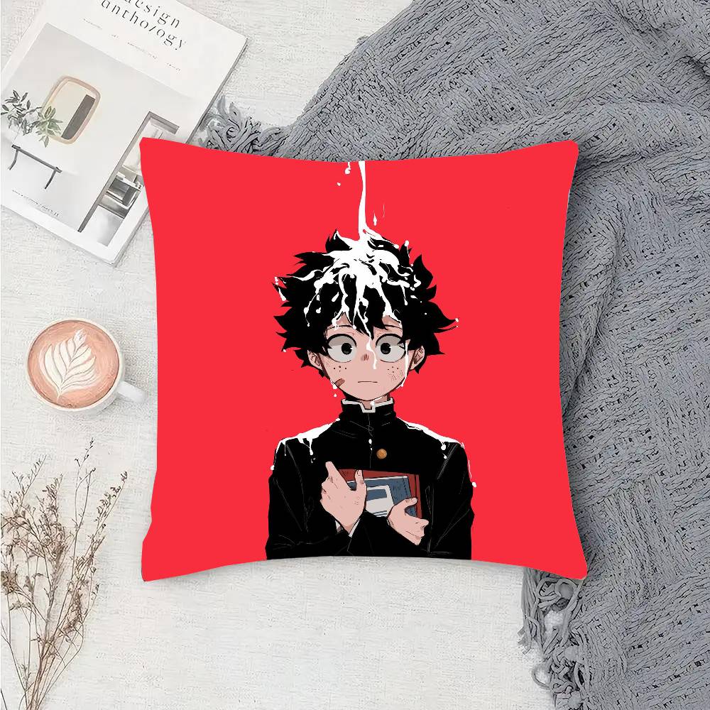 Shigeo Kageyama Manga Mob Psycho 100 Pillow Case Sofa Cushion Cover Room Home Decoration