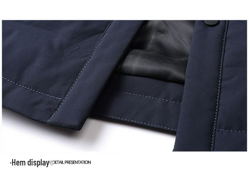 High-Quality Men's Down Jacket - Lightweight Lapel Design for Autumn & Winter
