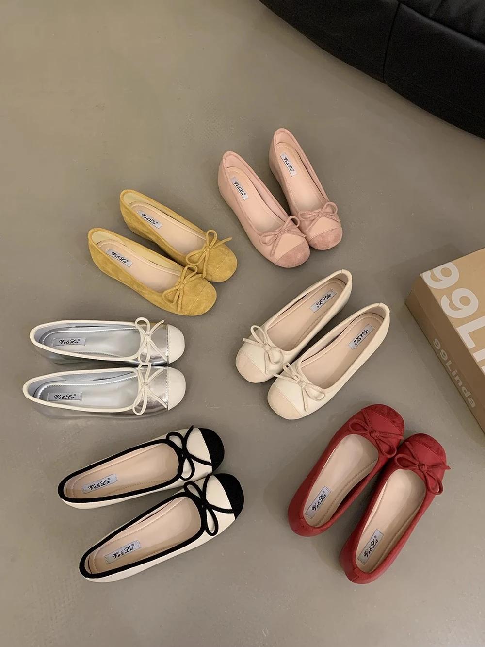 

Женские балетки, сандалии, женская повседневная верхняя одежда в стиле Лолита 2024 года, модные тапочки с бантом, женская обувь Мэри Джейн 39 жёлтый