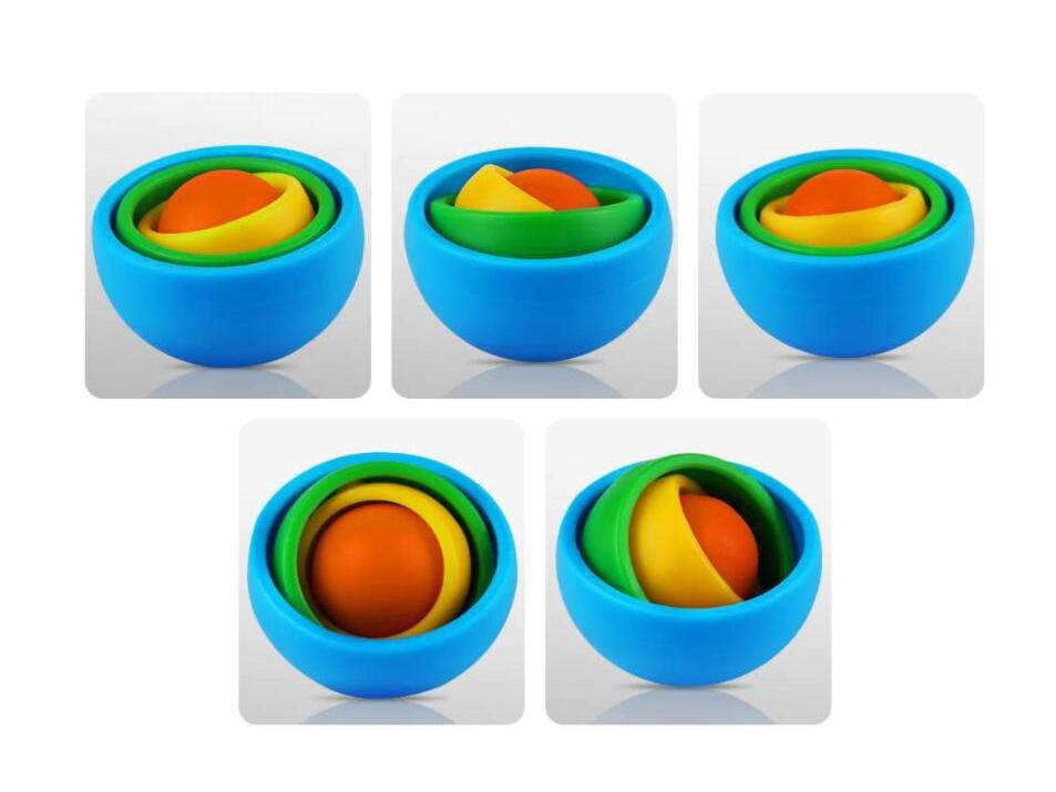 TikTok 3D Stress-Relief Flip Ball: Innovative Educational Decompression Toy