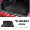Decal Flannel Suede Rear Trunk Pad For Lexus LBX  2024 2025 Anti-dirty Cargo Liner Mat Cover Interior Trim Accessories