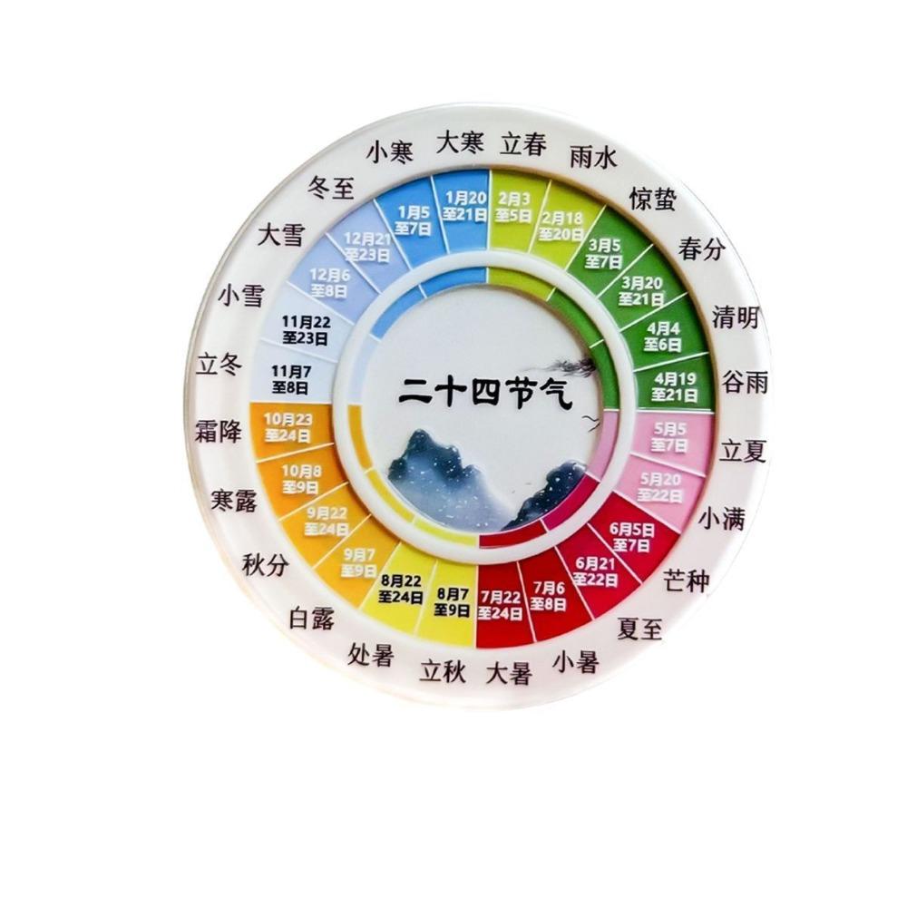 Rotating Disk Design 24 Solar Terms Magnet  Office Whiteboard Decoration Style 1