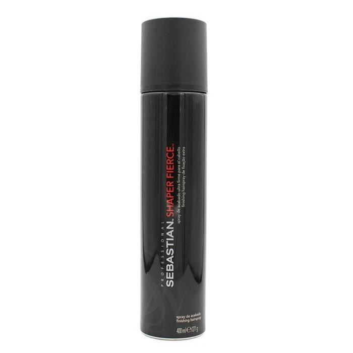 Spray finition - Sebastian - Spray Shaper Fierce - 400 ml - Fixation ultra-ferme - Tous types de cheveux