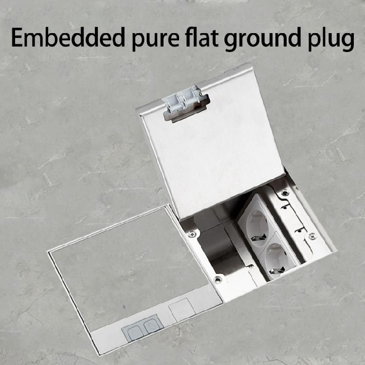 Floor Tank Floor Socket Electrical Outlet Flat Floor Concealed Socket Embedded Flat Thin Floor Plug Socket Enduring