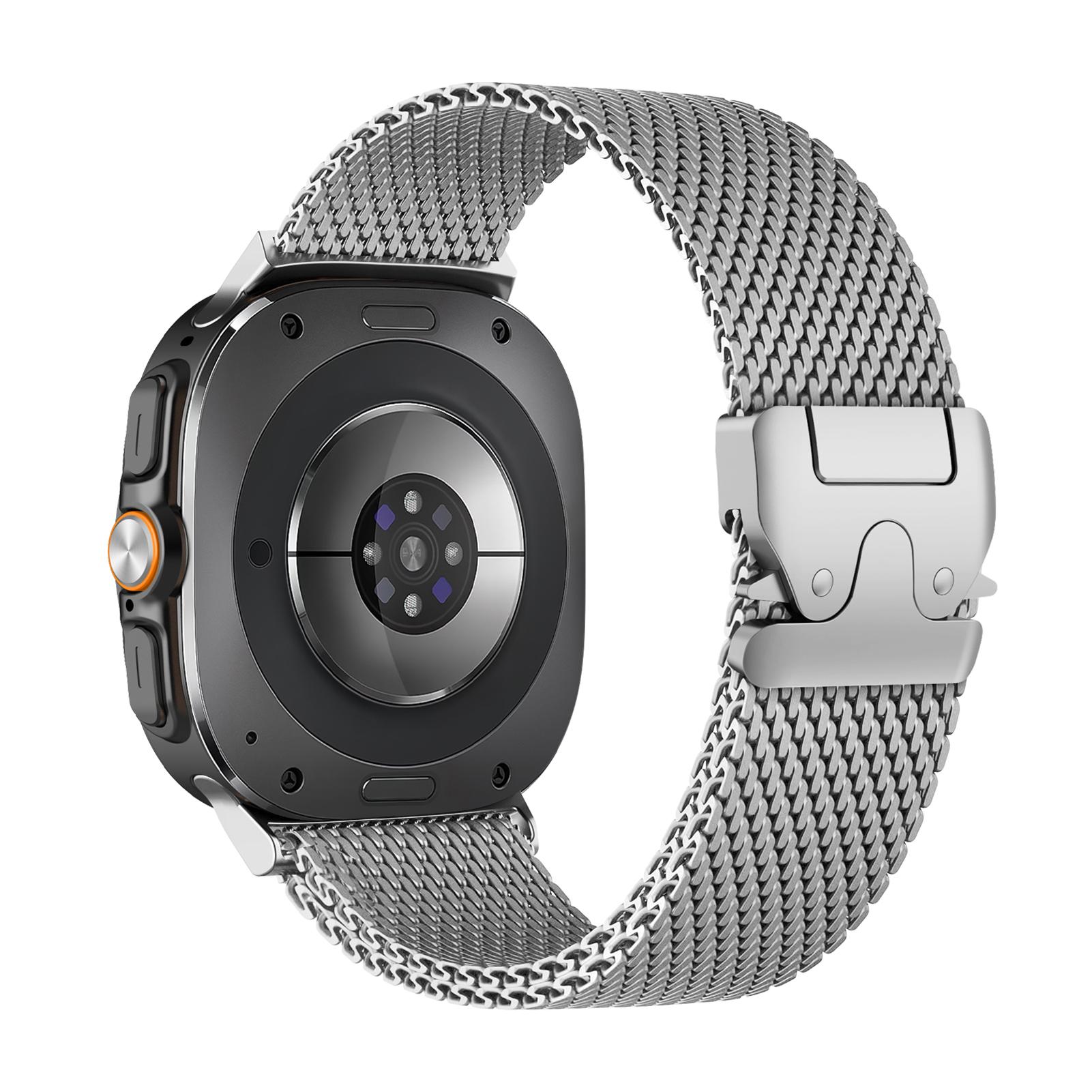 

Stainless Steel strap for Samsung Galaxy Watch Ultra 47mm Parachute Milanese wrist correa Bracelet Galaxy Watch 7 ultra band Galaxy watch Ultra