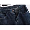 DIMANAF 2026 Herbst Winter Neu Übergröße Damen Lange Hosen Blau Elastische Taille Jeans Lässig Locker Dame