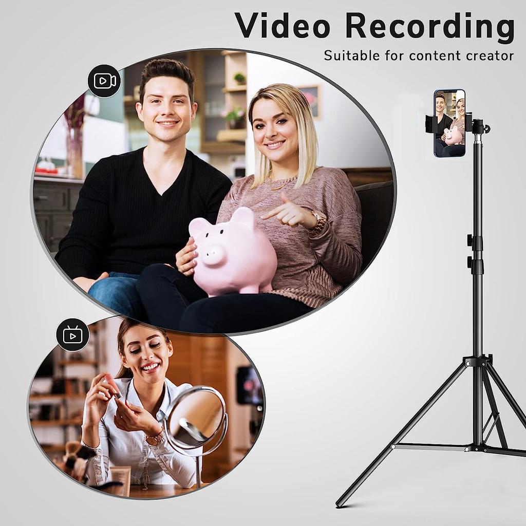 210cm Photography Tripod Light Stands With 1/4 Screw Head Adjustable Light Stand Photo Tripod For Phone Ring Light Photo Studio