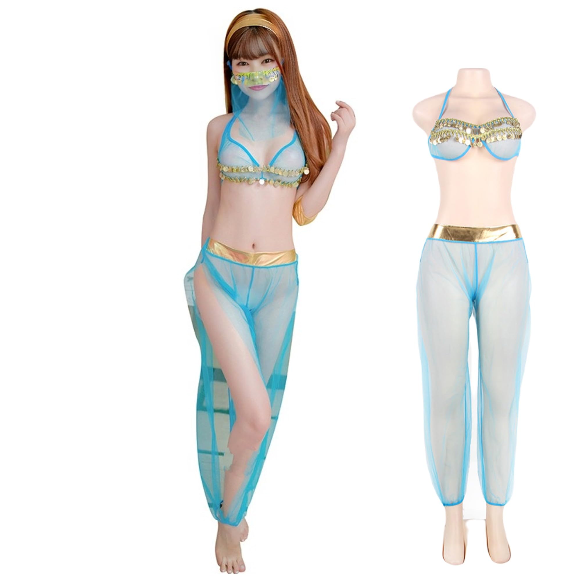 

Babydoll Belly Dance Dancer Arabian Nights Sexy Cosplay Costume Sexy Cosplay [kitamurasyokai] Women s