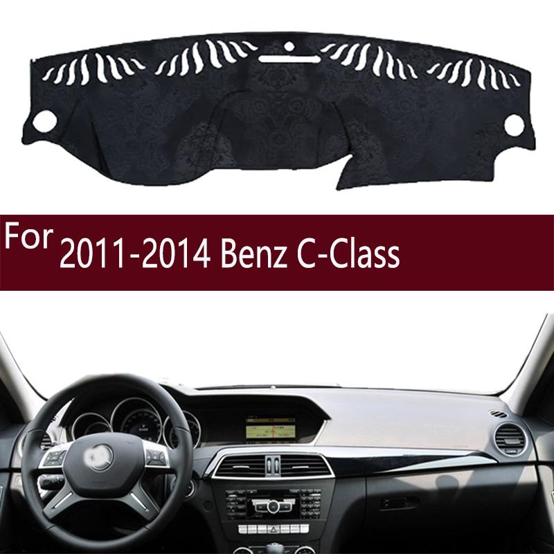 Pentru 2011-2014 Benz C-Class C350 C320 C300 C260 W204 Dashmat Acoperire Bord Panou Instrumente Pad Parasolar Ornamente