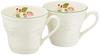 [Official Import] Wedgwood Festivity Raspberry Pair Mugs, 350ml, Ceramic, Wedding Gift, 1054004
