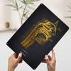 Gold Pharynx Anatomy Tinplate Poster Customized Wall Art Vintage Retro Metal Signs for Office Decor Bedroom Decorations Man Cave