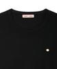 Nodeuyuumeon Basic Crew Neck Round Knit [Black]