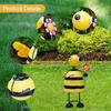 Garden Bee Statue Outdoor Ornament Collection Desktop Rustic Housewarming Gift Decorative Patio