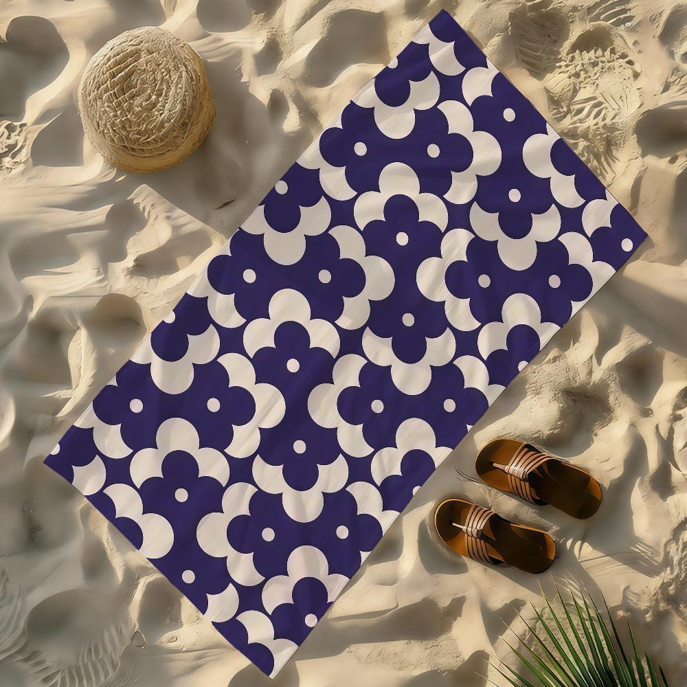 

Art O-Orla Kiely-S Towel Soft Lightweight Anti-Sand Large Beach Towel Quick-Drying Bath Sports Family W30*H60(CM)