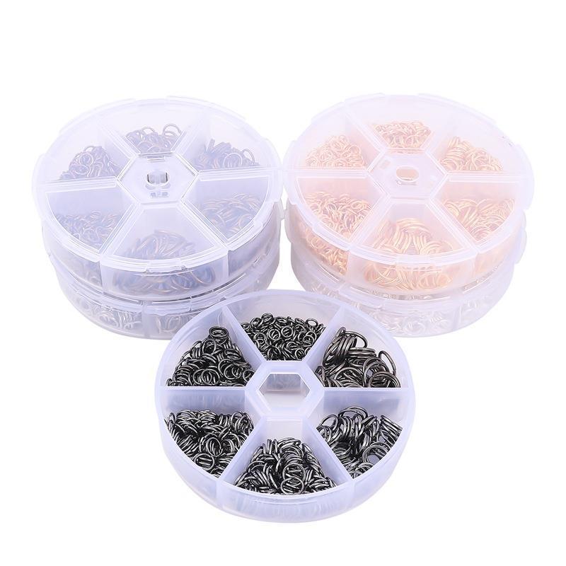 4-10mm Open Jump Rings Set for DIY Earrings and Jewelry Making