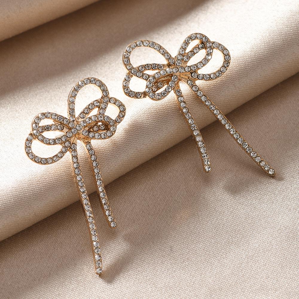 European Luxury Crystal Pendant Earrings - Women's Retro Fashion Jewelry