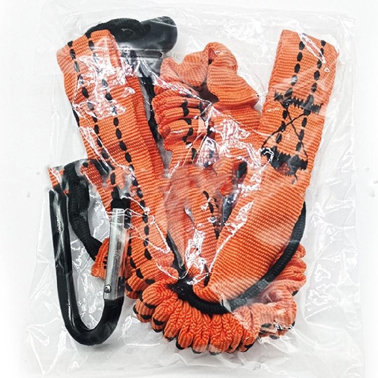 Safety Lanyard with Locking Carabiner Anti Slip Tool Tether Suitable for Construction Worker and Camping Equipment