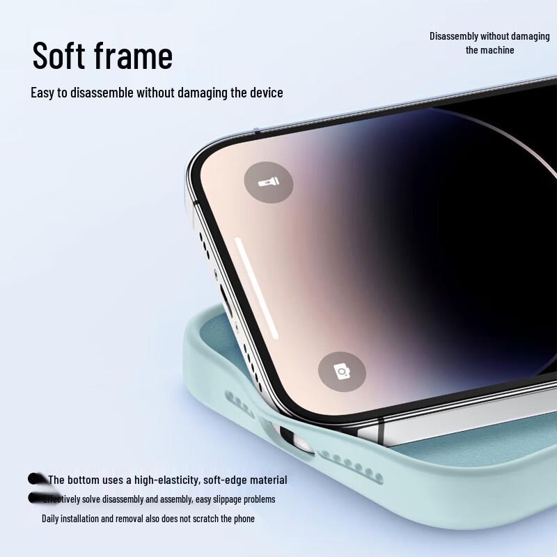 Snowkids iPhone 16 Serie Flüssigsilikonhülle