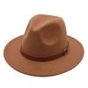 S New Retro British Top Hatsmall Belt Felt Hat Autumn And Winter European And American Jazz Hat Ins Style