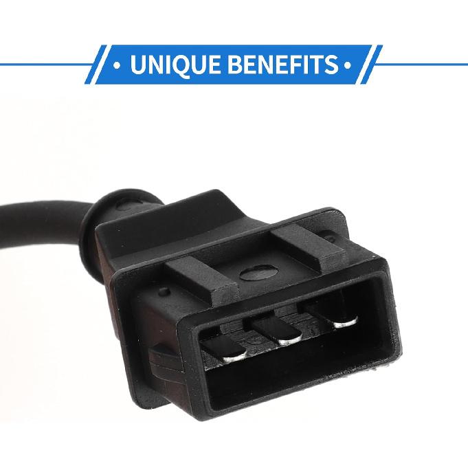 1 Pc Crankshaft Position Sensor for VW Jetta 1.9TDI 1997-1999 Sturdy Metal Plastic Black Engine Crank CKP Sensor