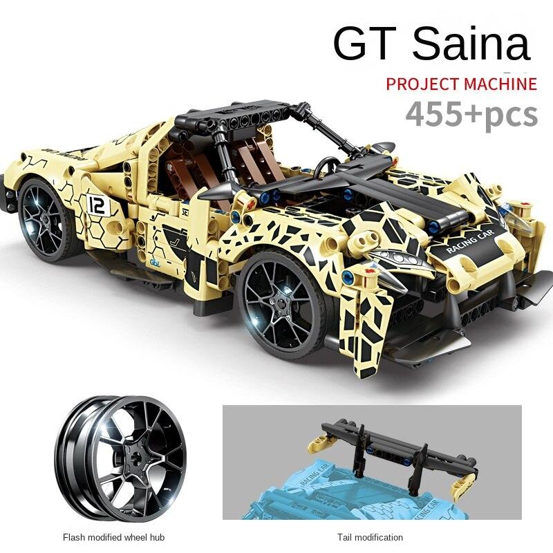 KAZI Building Block Huili Sports Car Racing Series Children's Puzzle Building Block Diy Assembly Model Boy Toy Gift