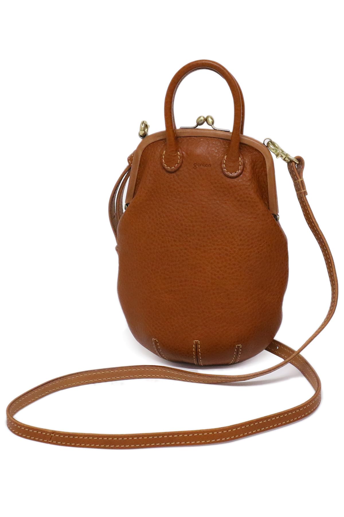 

Genten Brown Shoulder Bag GE-43755-50 Women s