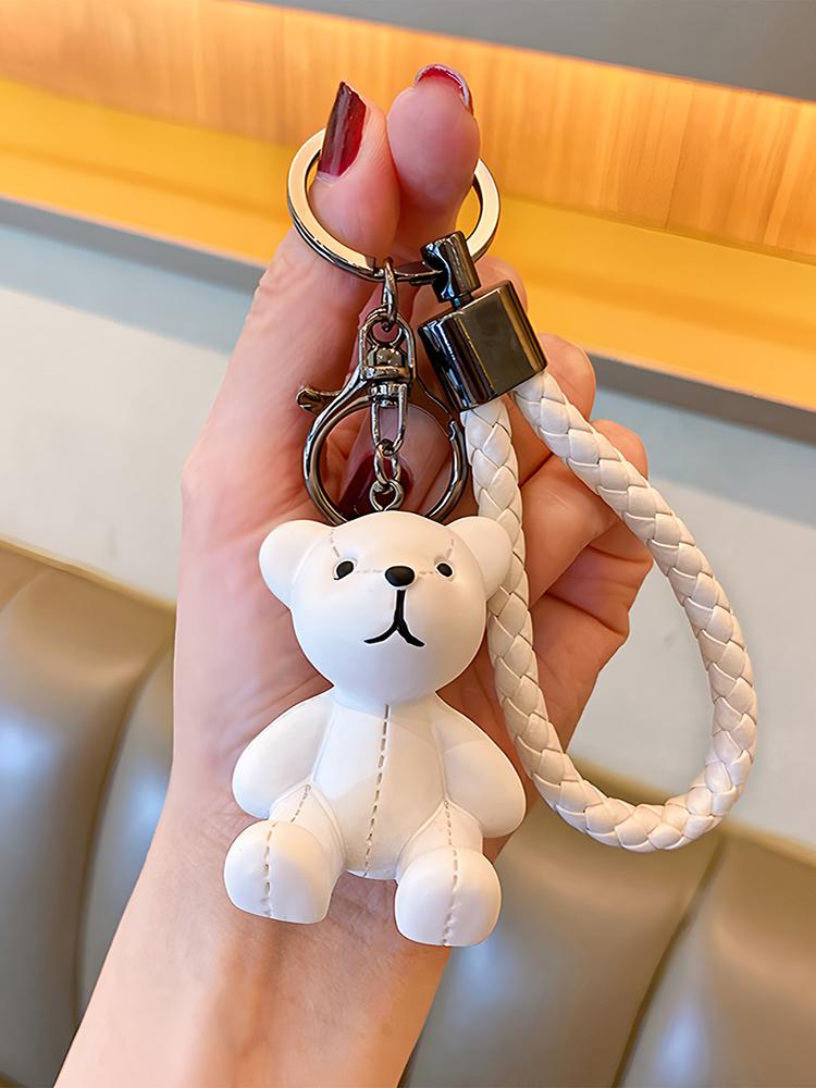 Cute Cartoon Little Bear Doll Creative Exquisite Cute Girl Couple Backpack Pendant Accessory Bag Charm