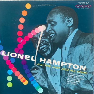 LP Record LIONEL HAMPTON & THE JUST JAZZ ALL  - Lionel Hampton And The Just Jazz Al GNPVOL15 GNP Crescendo,  US Jazz Used